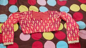 White And Red Real Mirror Work Lehenga