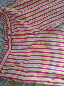 Floral cotton used Kurta Set