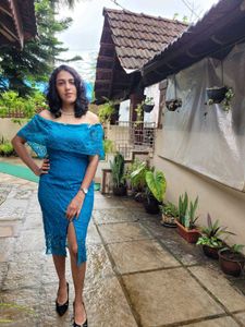 Lace Bodycon Midi Dress