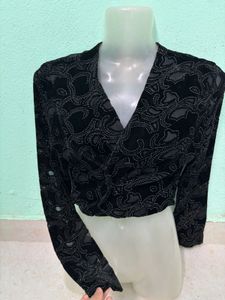 Velvet Cropped Bolero 🖤