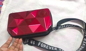 Geometric Maroon Crossbody Bag