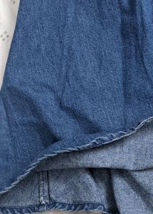 Full Denim Classic Skirt