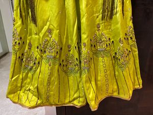 Papa Don’t  peach inspired fancy Lehenga