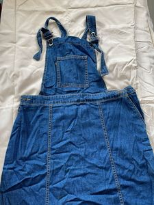 Denim Overalls Dress
