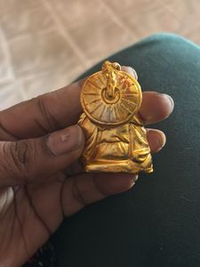 Golden Buddha Figurine