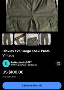 Dickies Y2K Cargo Pants Vintage