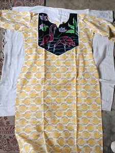New Cotton Kurti Very nice Les Border Hand printin