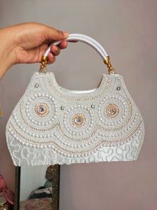 Stone Work Hand Purse