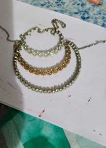 Layered Rhinestone Necklace