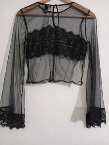 Sheer Lace Top