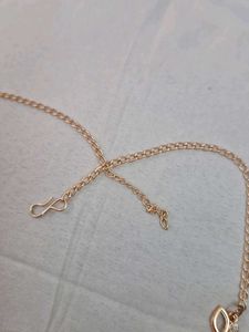 Rose Gold Floral Necklace &amp; Earrings Set