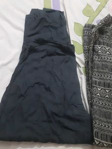 Black Pants &amp; Patterned Top