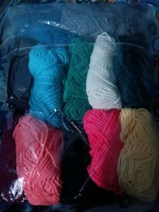 Colorful Yarn Bundle