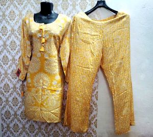 Very Attractive And Good Looking Kurta Plazo Pant