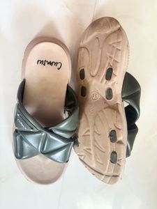 Stylish Olive Green Slides