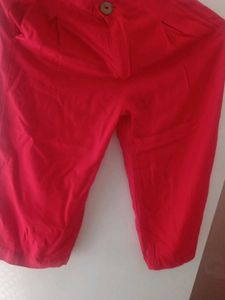 Crop Top with Linen Cullotes