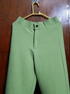 Light Green Women’s Straight Leg Trousers