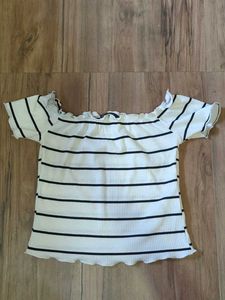 Striped Off-The-Shoulder Top