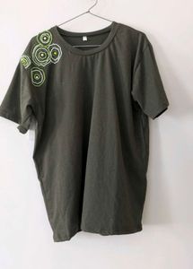 Olive Green EmbroideredTee
