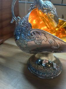 Vintage Silver Sugar Scuttle