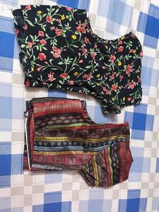 2 Pc Beautiful Multicolourr Blouse