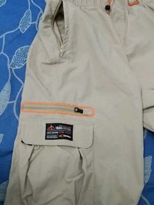 Beige Cargo Pants