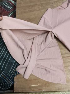 Pink Bell Sleeve Top