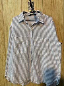 Zara Striped Button-Down Shirt