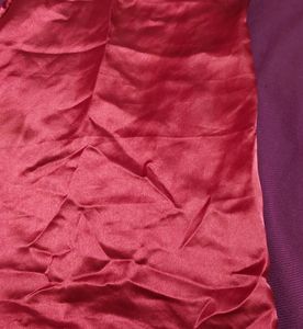 Girls Multicolor Red Kurti &amp; Salwar