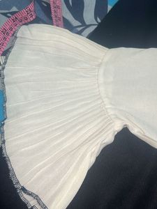 White Korean Shirt - 34/36
