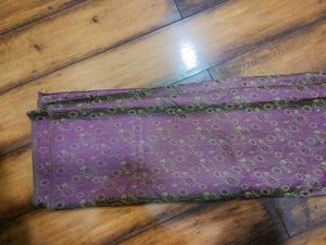 Purple &amp; Green Dress Material