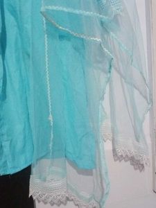 Light Blue Organza Suit