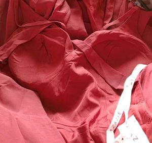 Elegant  Rust Maxi Azazie Dress(A8)