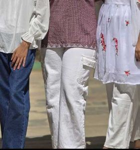 White Baggy Jean