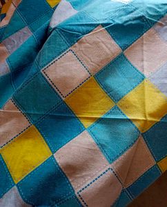 Diamond Pattern Bedsheet (used)