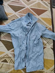 Blue Casual Pants
