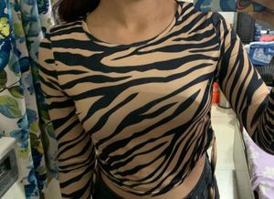 Tiger Print Top