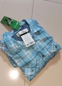 Light Blue Plaid Flannel