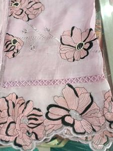 Pink Floral Embroidered Salwar Kameez