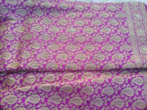 Beads Work Saree