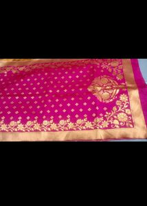 Pink &amp; Gold Kurta And Co Set Combo Offer