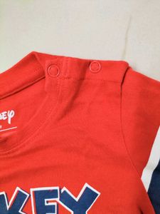 Red Half Sleeves t-shirt