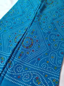 Stylish Bandhej Print Saree 😍