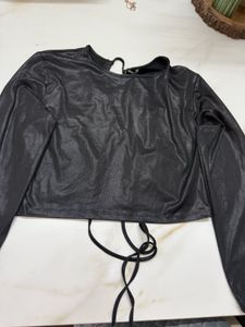 Backless Black Top