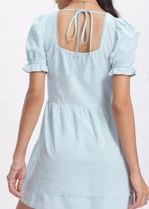 Bow-tiful Pastels Lace Mini Dress