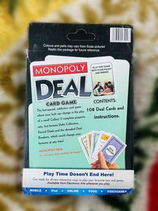 Monopoly Deal Card Game - New