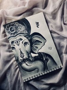drawing og Lord Ganesha art
