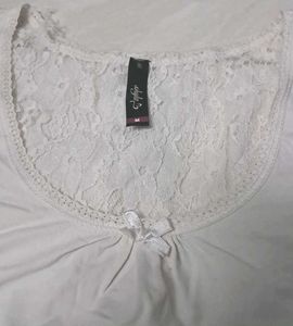 Net Flower Inner Cum Nightwear