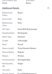 Floral Print Kurta Set