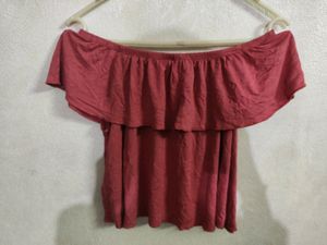 Women Peach Colour Top